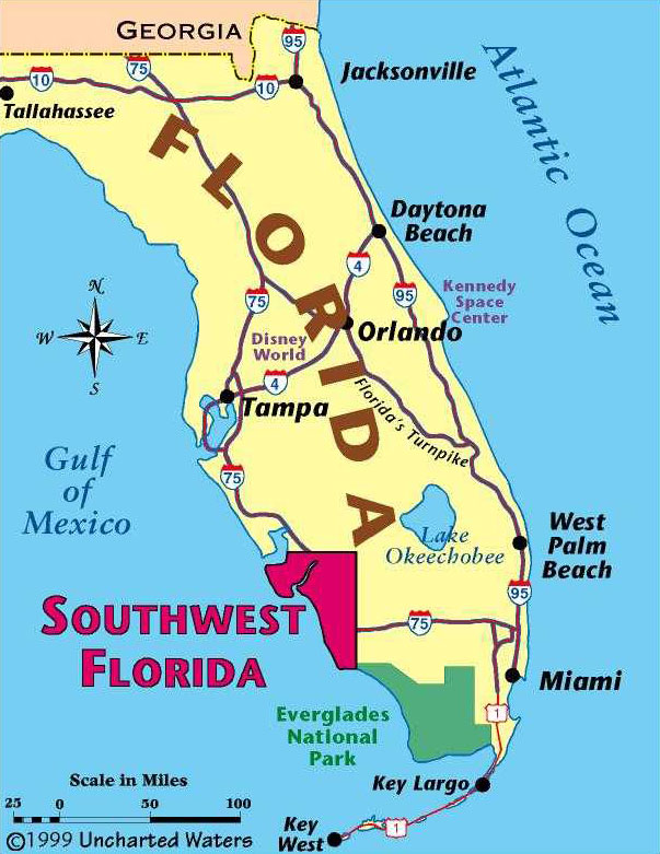 Florida Map · SW Florida Map